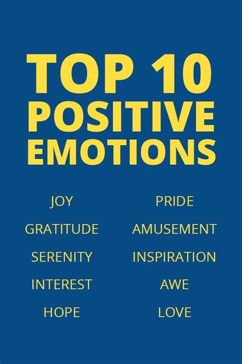 Top 10 Positive Emotions Needed To Live A Happy Life Full Of Optimism