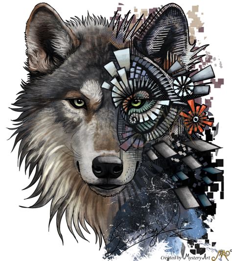 On Deviantart Wolf Face Wolf