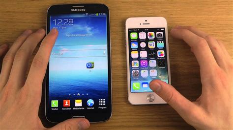 Samsung galaxy mega 6.3 fiyatları. Samsung Galaxy Mega 6.3 vs. iPhone 5 iOS 7 - Review - YouTube