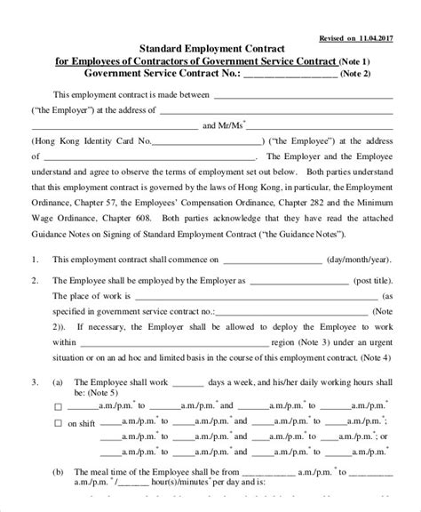 sample employment contract bravebtr