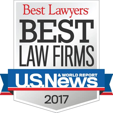 Firm Earns 2017 Best Law Firm Ranking By Us News And World Report And