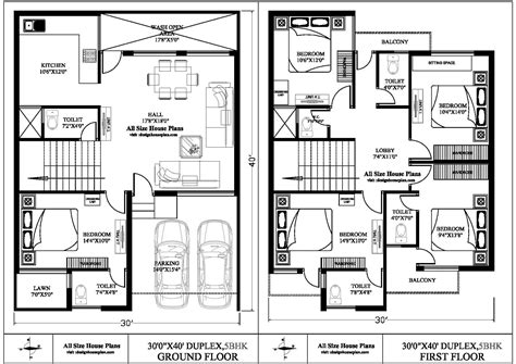 Duplex House Design With Floor Plan Floor Roma
