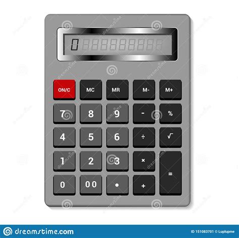 Calculator Vector Business Accounting Calculation Technology