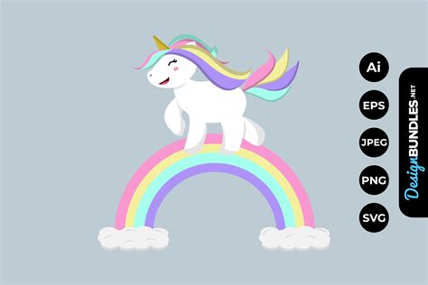 Rainbow Unicorn Clipart