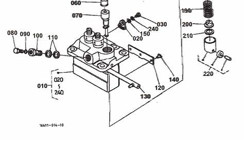 kubota injector pump diagram