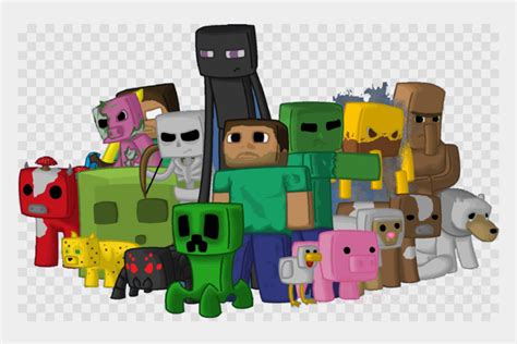 Download Minecraft Characters Clipart Minecraft Png