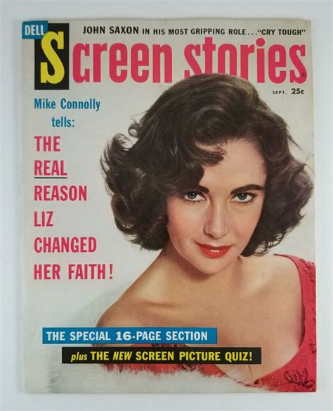 Screen Stories Magazine Sept 1959 Elizabeth Taylor Cover Pillow Talk