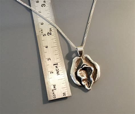 Beautiful Vulva Yoni Vagina Necklace In Sterling Silver By Etsy Finland