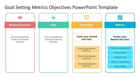 Goal Setting Metrics Objectives Powerpoint Template Ph