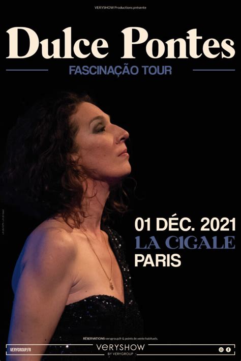 Dulce Pontes En Concert Le Mercredi Er D Cembre La Cigale De Paris Portugal En Fran Ais