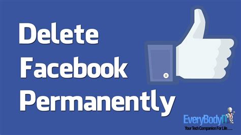 How To Delete Facebook Account Permanently Deleting Facebook Youtube