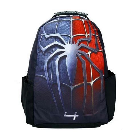 Canvas 3d Printed Spider Man Laptop Backpack At Rs 550 In Surat Id