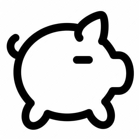 Piggy Bank Icon Download On Iconfinder On Iconfinder