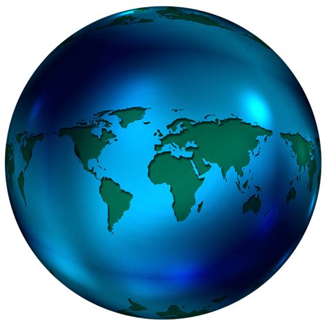 Globus Weltkarte Kontinente Globus