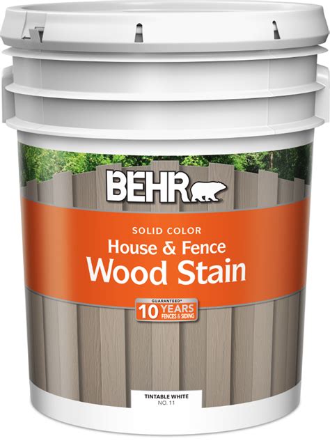 Behr® Solid Color House And Fence Wood Stain Coatings Company Store