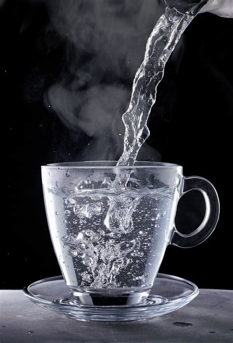 Boiling Water Being Poured Into A Glass License Images 12568468