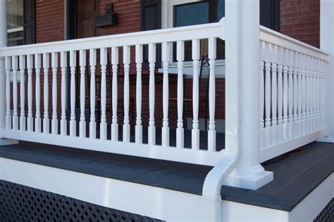 Steel structural posts in both surface mount and fascia mount options are also available. Potenza "C1" Baluster | Vinyl Railing