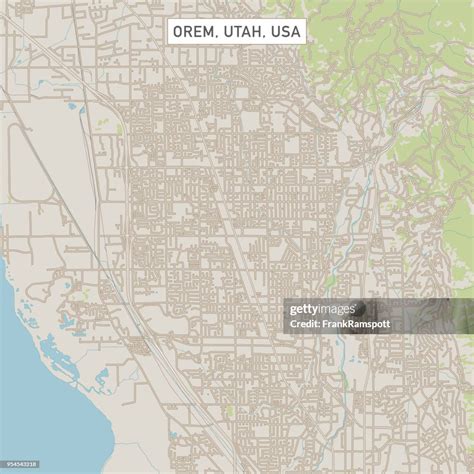 Orem Utah Us City Street Map High Res Vector Graphic Getty Images