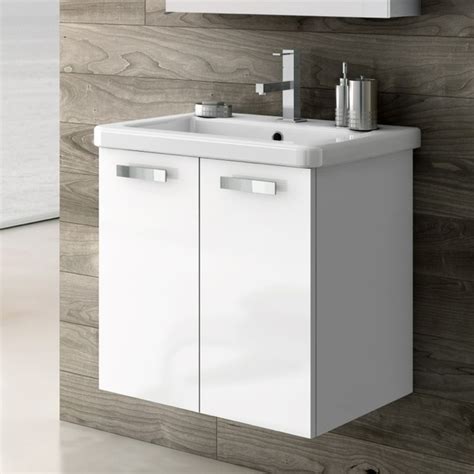 18 to 34 inches bathroom vanities : 22 Inch Vanity Cabinet With Fitted Sink - Contemporary ...