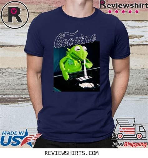 Kermit The Frog Doing Coke Funny Shirt Teefilm