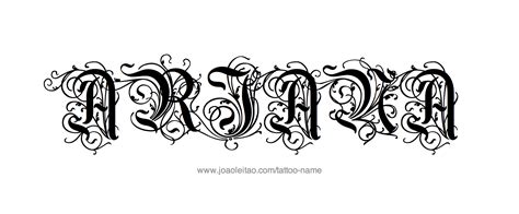 Ariana Name Designs Auto Design Tech Name Tattoo Designs Name Tattoo Tattoo Designs