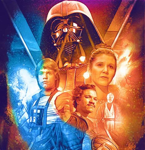 Vintage Star Wars Poster Digital Art By Larry Jones