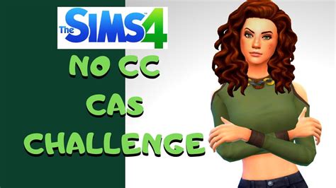 No Cc Cas Challenge Sims 4 Youtube