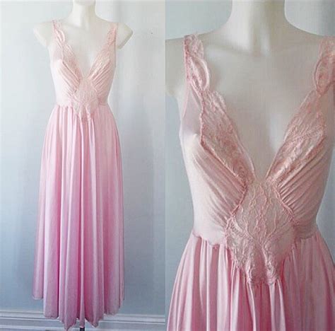 vintage pink nightgown olga pink nightgown vintage