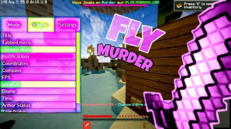 Minecraft Cheat Fly Murder Sur Rinaorc Youtube