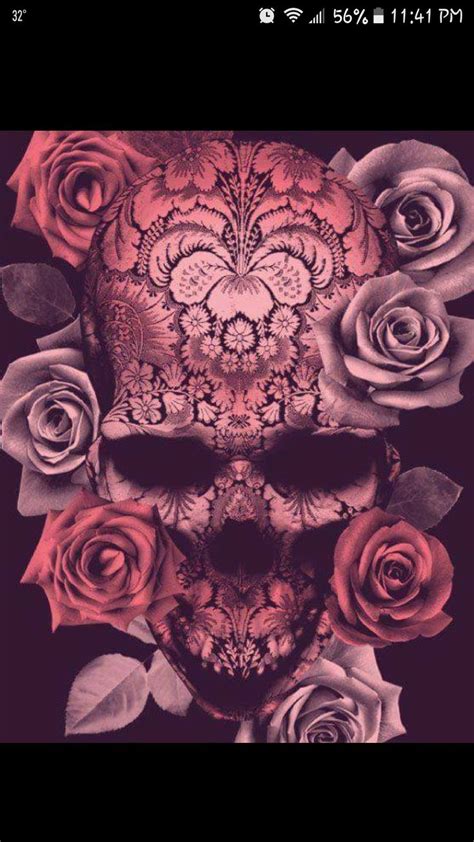 Pin By Krista Green On My New Obsession Skull Skull Art Floral Skull