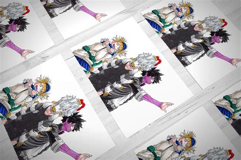 Shigaraki Dabi Toga My Hero Academia Print For Sale