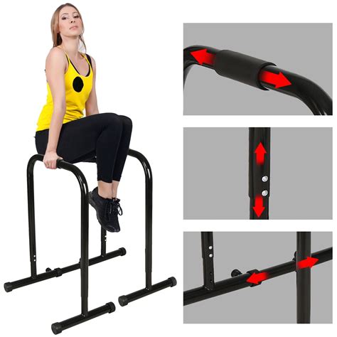 Yiisu Dip Station Functional Heavy Duty Dip Stands Fitness Workout Dip