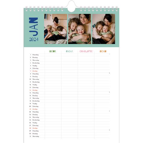 Kalender Maken Fotokalender 2023 Begin Nu Albelli