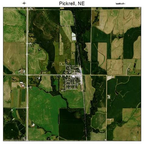 Aerial Photography Map Of Pickrell Ne Nebraska
