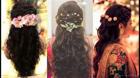 Indian Wedding Hairstyle For Broad Forehead Wavy Haircut