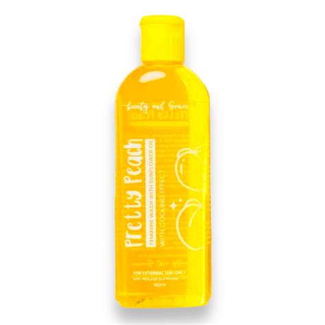 Beauty And Graces Pretty Peach Feminine Wash With Sunflower Oil 150m