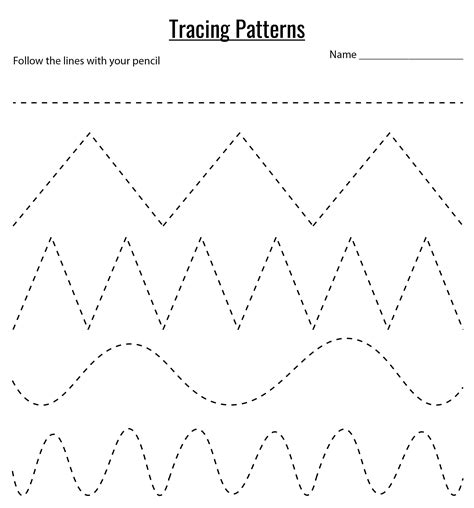 Line Tracing Printables