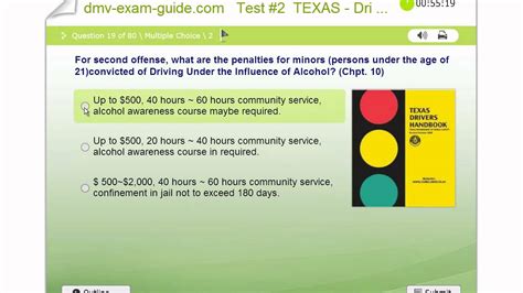 Texas Driver Permit Exams Practice Test 2 Part A Traffic Signs