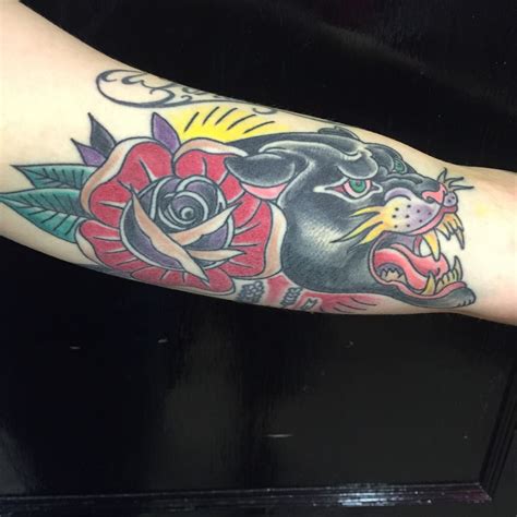 If you search something fresh and new in a body art, wellcome! draketattoo:panther-and-rose-panther-panther-tattoo-rose ...