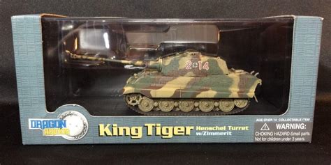 172 2004 Dragon Armor King Tiger Henschel Turret Item 60048 Nib