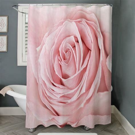 Pink Rose Shower Curtain By Daecu Cafepress