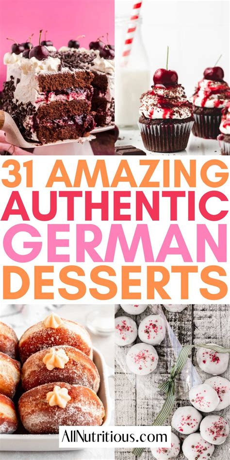 Authentic German Desserts That Taste Amazing All Nutritious