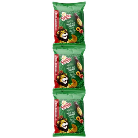 Simba Mrs Balls Chutney Potato Chips 4 X 25g Multipack Chips Chips Snacks And Popcorn Food