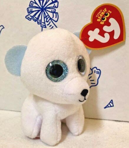 New Mcdonald S Ty Teenie Beanie Boos Frostiness Polar Bear 12 Doll Toy Plush Ebay