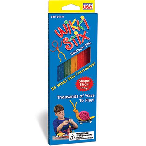 Wikki Stix Rainbow Pak Best Arts And Crafts For Ages 3 To 10