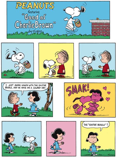 Peanuts By Charles Schulz For April 01 2018 Snoopy