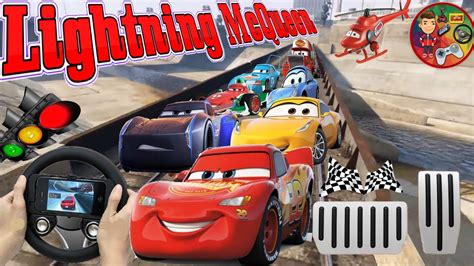 👹 👺 💀 Lightning Mcqueen Cars 3 Disney Game कार दौड़ के कीड़े Miss
