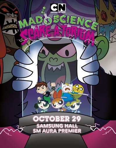 Kids Halloween Fun At The Cartoon Network Mad Science Scare A Torium