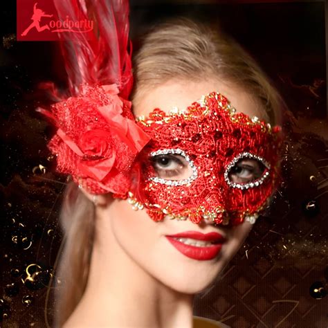 Quality Masquerade Masks Beauty Princess Mask Leather Feather Mask In