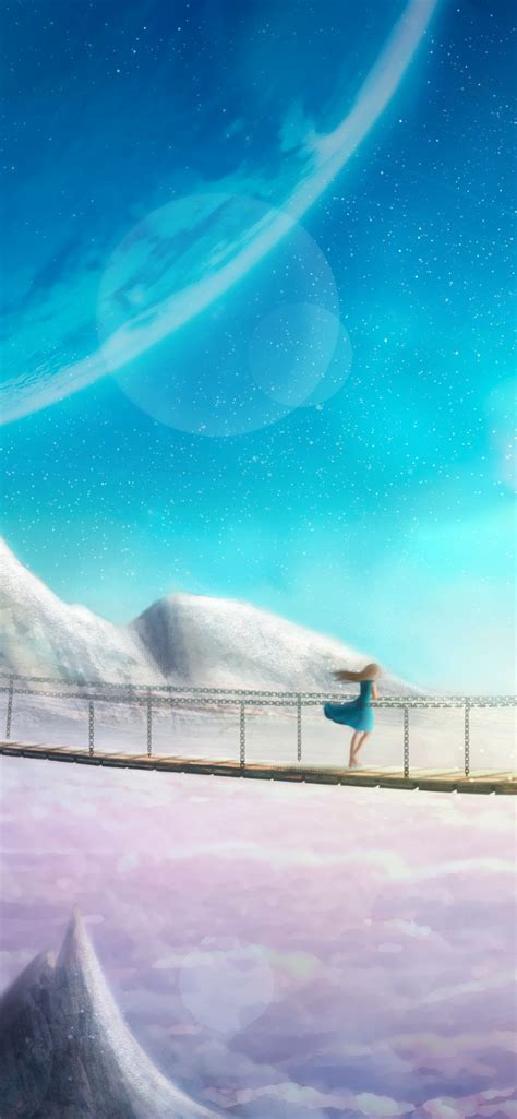Girl 4k Wallpaper Dream Bridge Supernova Cgi Artwork 5k Fantasy